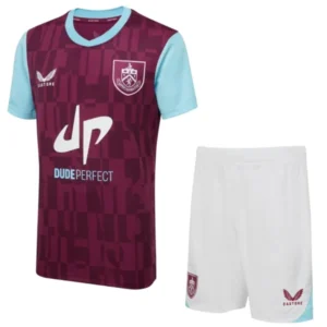 Burnley FC Niños Conjunto 2024 2025 Casa Rojo - Tuta Burnley FC Niños | 7camisetas