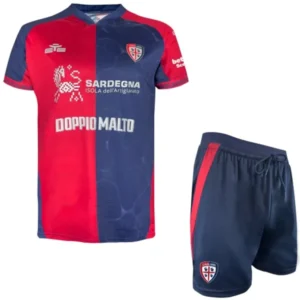 Cagliari Calcio Niños Conjunto 2025 2026 Casa Rojo - Cagliari Calcio Niños Barata | 7camisetas
