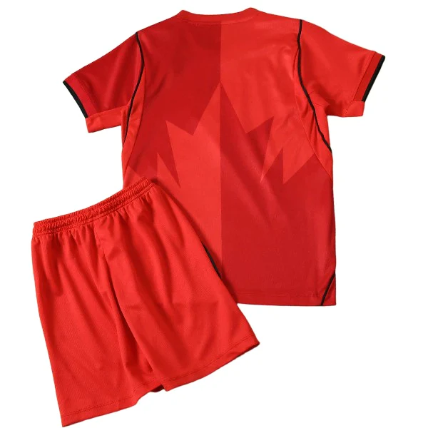 Canadá Niños Conjunto 2026 Casa Rojo - Canadá Niños Barata | 7camisetas