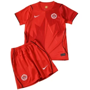 Canadá Niños Conjunto 2026 Casa Rojo - Canadá Niños Barata | 7camisetas