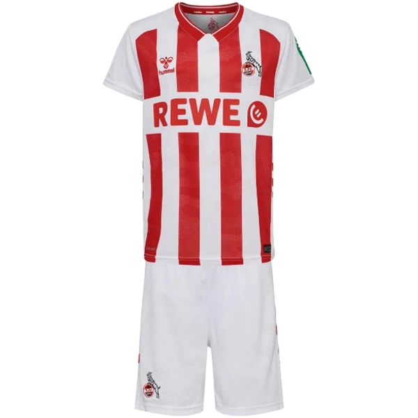 Casa Conjunto De Niños Colonia 2025 2026 Rojo Blanco FC Colonia Niños Conjunto 2025 2026 Casa Rojo - FC Colonia Niños Barata | 7camisetas