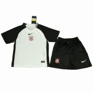 Corinthians Paulista Niños Conjunto 2025 2026 Casa Blanco - Tuta Corinthians Paulista Niños | 7camisetas