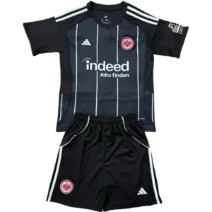 Eintracht Frankfurt Niños Conjunto 2025 2026 Casa Negro - Eintracht Frankfurt Niños Barata | 7camisetas