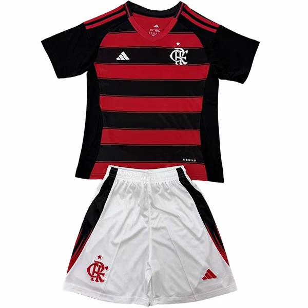 Flamengo Niños Conjunto 2025 2026 Casa Rojo - Tuta Flamengo Niños | 7camisetas
