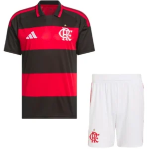 Flamengo Niños Conjunto 2026 2027 Casa Rojo - Flamengo Niños Barata | 7camisetas