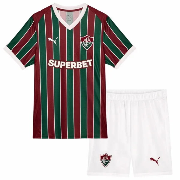 Casa Conjunto De Niños Fluminense 2026 2027 Rojo Verde Fluminense Niños Conjunto 2026 2027 Casa Rojo - Fluminense Niños Barata | 7camisetas