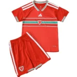 Gales Niños Conjunto 2026 Casa Rojo - Gales Niños Barata | 7camisetas