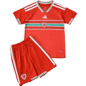 Gales Niños Conjunto 2026 Casa Rojo - Gales Niños Barata | 7camisetas
