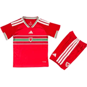 Gales Niños Conjunto 2026 Casa Rojo - Gales Niños Barata | 7camisetas