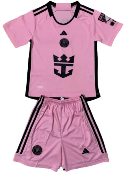 Inter Miami Niños Conjunto 2024 2025 Casa Rosa - Equipacion Inter Miami Niños | 7camisetas