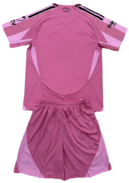 Inter Miami Niños Conjunto 2025 2026 Casa Rosa - Equipacion Inter Miami Niños | 7camisetas