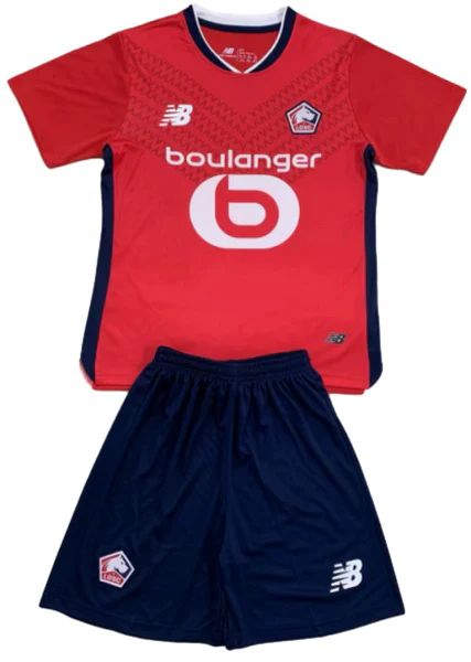 Lille OSC Niños Conjunto 2024 2025 Casa Rojo - Tuta Lille OSC Niños | 7camisetas