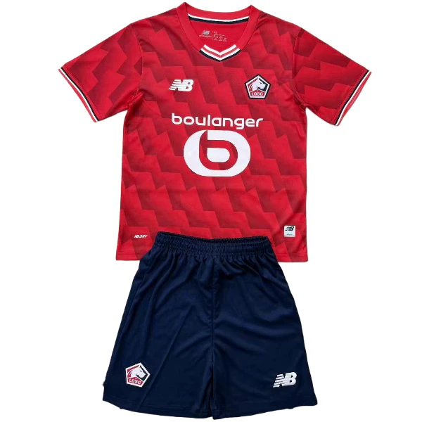 Lille OSC Niños Conjunto 2025 2026 Casa Rojo - Tuta Lille OSC Niños | 7camisetas