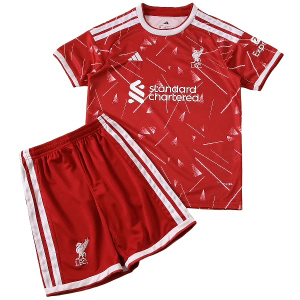 Liverpool Niños Conjunto 2026 2027 Casa Rojo - Equipacion Liverpool Niños | 7camisetas