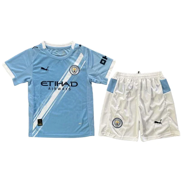 Manchester City Niños Conjunto 2025 2026 Casa Azul - Manchester City Niños Economica | 7camisetas