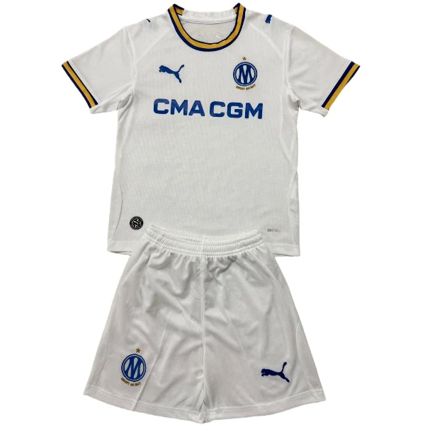 Marsella Niños Conjunto 2026 2027 Casa Blanco - Marsella Niños Barata | 7camisetas