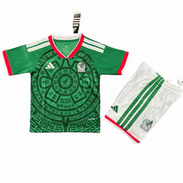 México Niños Conjunto 2026 Casa Verde - Playera Mexico 2026 Niños | 7camisetas