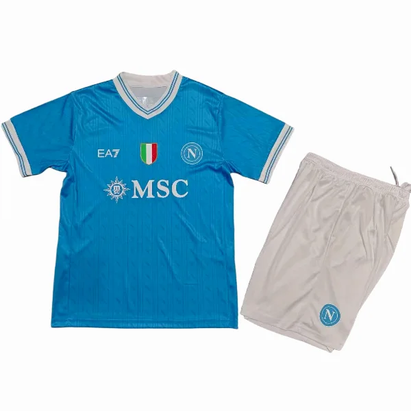 SSC Napoli Niños Conjunto 2025 2026 Casa Azul - Tuta SSC Napoli Niños | 7camisetas