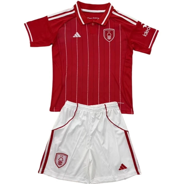 Nottingham Forest Niños Conjunto 2025 2026 Casa Rojo - Tuta Nottingham Forest Niños | 7camisetas
