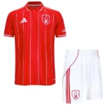 Nottingham Forest Niños Conjunto 2025 2026 Casa Rojo - Tuta Nottingham Forest Niños | 7camisetas