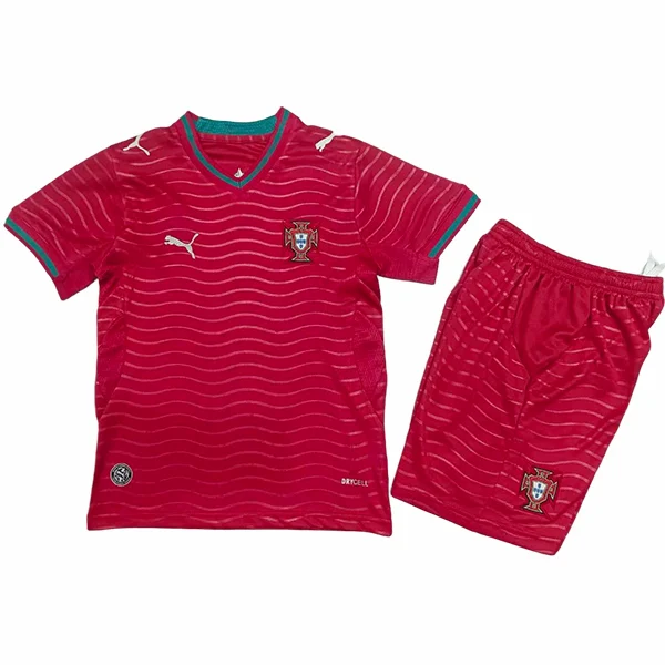 Portugal Niños Conjunto 2026 Casa Rojo - Equipación De Portugal Para Niños | 7camisetas