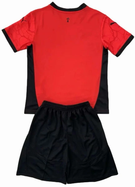 Stade Rennais Niños Conjunto 2024 2025 Casa Rojo - Tuta Stade Rennais Niños | 7camisetas