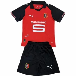 Stade Rennais Niños Conjunto 2025 2026 Casa Rojo - Tuta Stade Rennais Niños | 7camisetas
