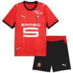 Stade Rennais Niños Conjunto 2026 2027 Casa Rojo - Stade Rennais Niños Barata | 7camisetas
