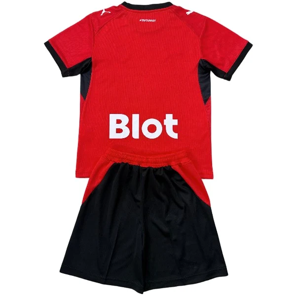 Stade Rennais Niños Conjunto 2026 2027 Casa Rojo - Stade Rennais Niños Barata | 7camisetas