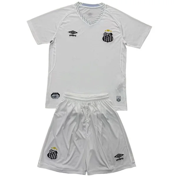 Santos Niños Conjunto 2025 2026 Casa Blanco - Tuta Santos Niños | 7camisetas