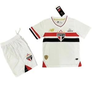 São Paulo Niños Conjunto 2025 2026 Casa Blanco - Tuta São Paulo Niños | 7camisetas