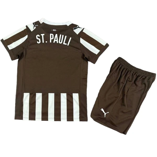 FC St. Pauli Niños Conjunto 2025 2026 Casa - Tuta FC St. Pauli Niños | 7camisetas