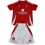 Stade Brestois Niños Conjunto 2024 2025 Casa Rojo - Tuta Stade Brestois Niños | 7camisetas