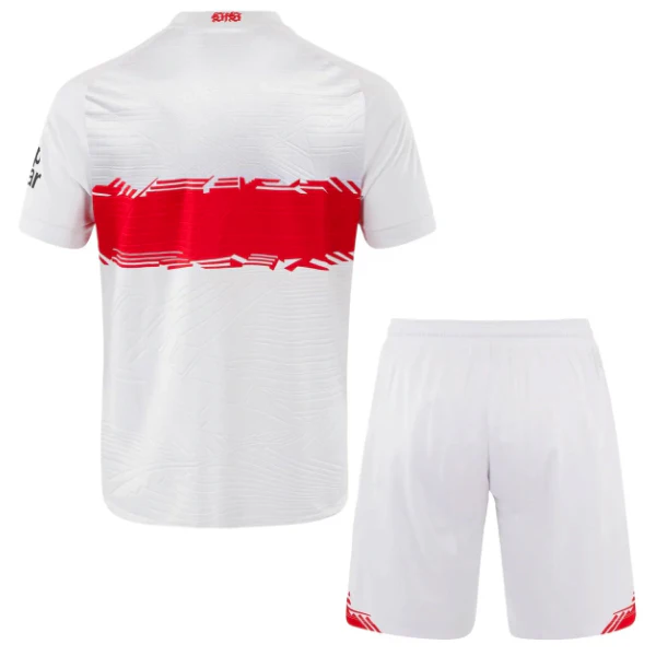 VfB Stuttgart Niños Conjunto 2025 2026 Casa Blanco - VfB Stuttgart Niños Barata | 7camisetas