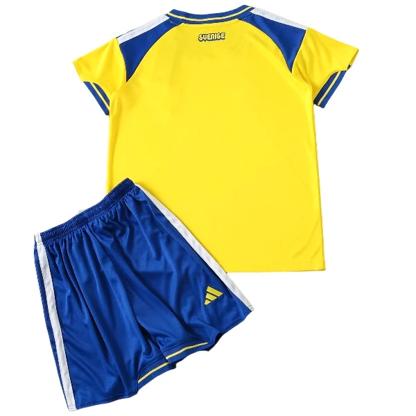 Suecia Niños Conjunto 2026 Casa Amarillo - Suecia Niños Barata | 7camisetas
