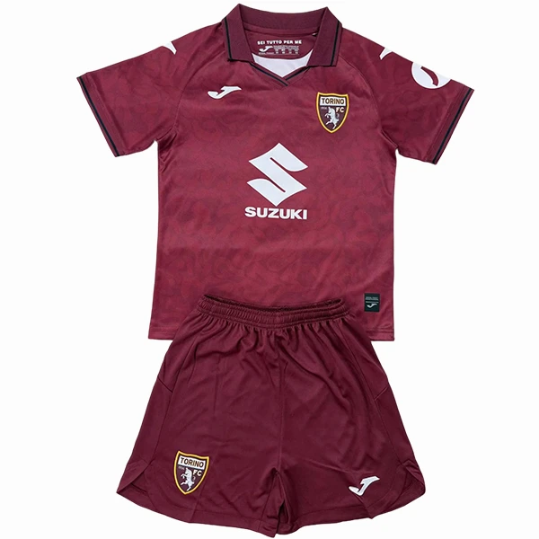 Torino Niños Conjunto 2025 2026 Casa Rojo - Torino Niños Barata | 7camisetas
