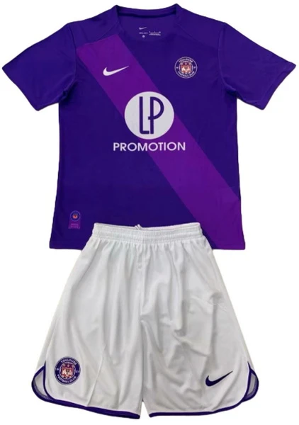 Toulouse FC Niños Conjunto 2024 2025 Casa Púrpura - Tuta Toulouse FC Niños | 7camisetas
