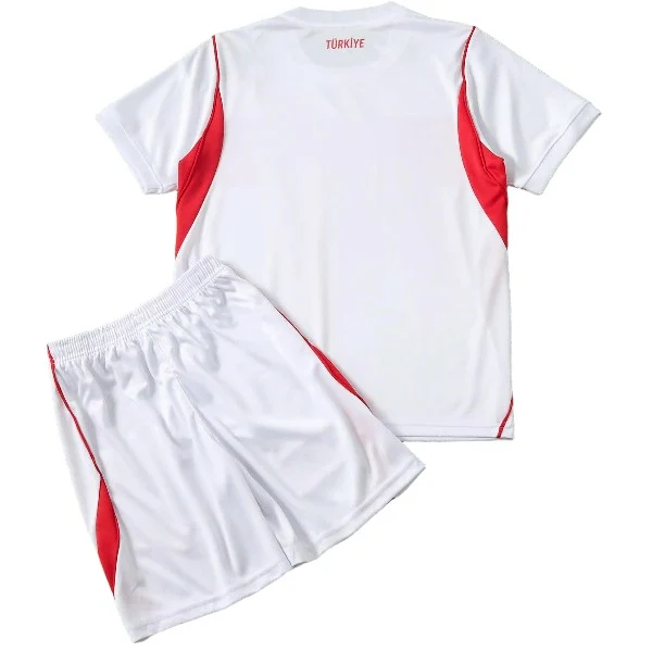 Turquía Niños Conjunto 2026 Casa Blanco - Turquía Niños Barata | 7camisetas