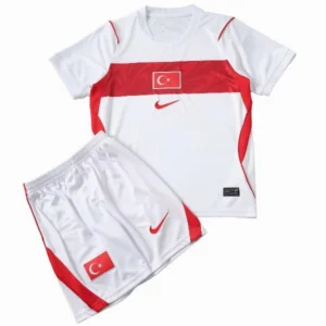 Turquía Niños Conjunto 2026 Casa Blanco - Turquía Niños Barata | 7camisetas