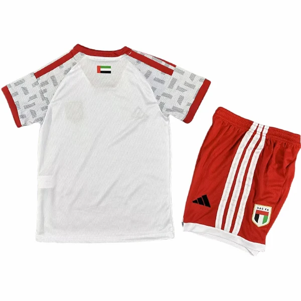 Emiratos Árabes Unidos Niños Conjunto 2026 Casa Blanco - Emiratos Árabes Unidos Niños Barata | 7camisetas