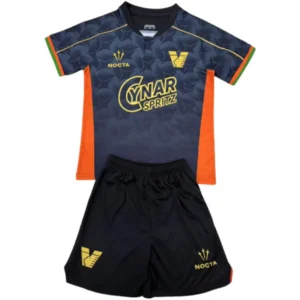 Venezia Niños Conjunto 2024 2025 Casa Negro - Tuta Venezia Niños | 7camisetas