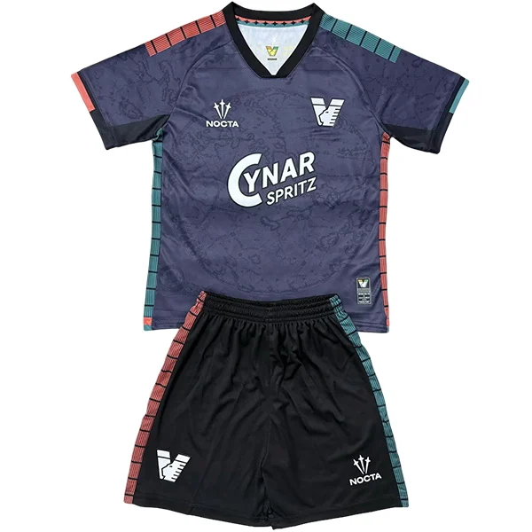 Casa Conjunto De Niños Venezia 2025 2026 Negro Venezia Niños Conjunto 2025 2026 Casa Negro - Venezia Niños Barata | 7camisetas
