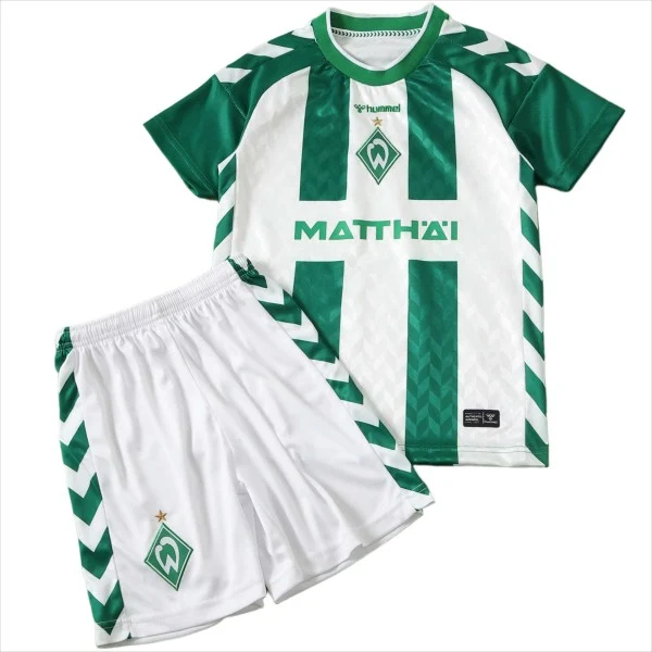 Casa Conjunto De Niños Werder Bremen 2026 2027 Verde Werder Bremen Niños Conjunto 2026 2027 Casa Verde - Werder Bremen Niños Barata | 7camisetas