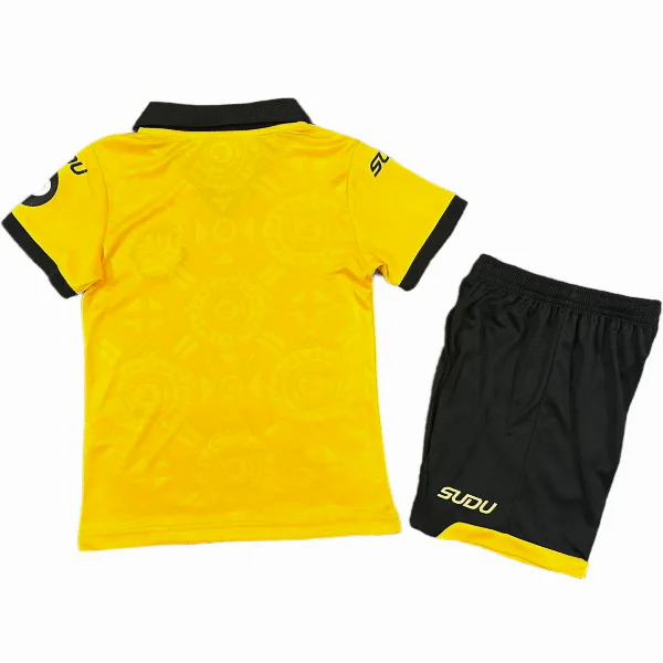 Wolves FC Niños Conjunto 2025 2026 Casa Amarillo - Tuta Wolves FC Niños | 7camisetas