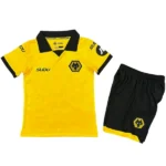 Wolves FC Niños Conjunto 2025 2026 Casa Amarillo - Tuta Wolves FC Niños | 7camisetas