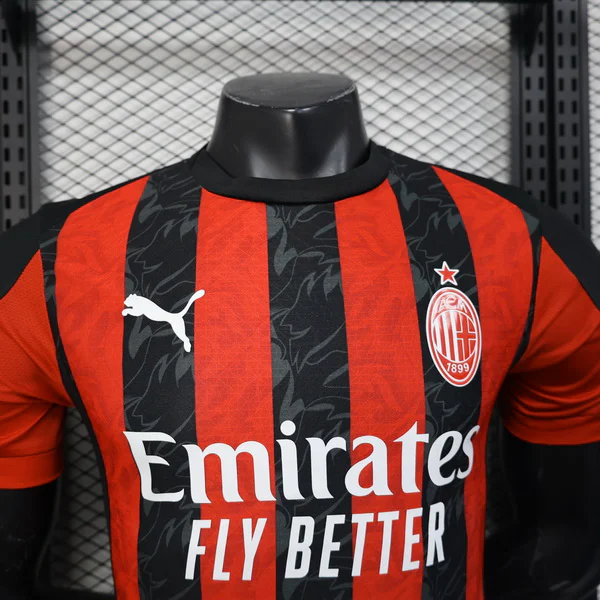 AC Milan Camiseta Edición Jugadores 2025 2026 Casa Roja - Camiseta Ac Milan | 7camisetas
