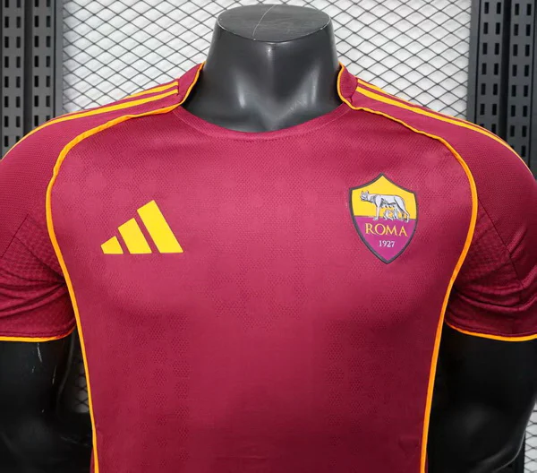 AS Roma Camiseta Edición Jugadores 2025 2026 Casa Roja - Camiseta As Roma | 7camisetas