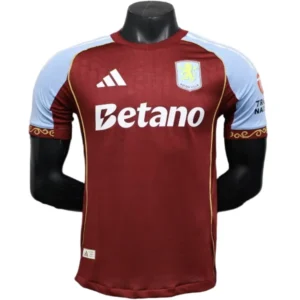 Aston Villa Camiseta Edición Jugadores 2025 2026 Casa Roja - Camiseta Aston Villa | 7camisetas