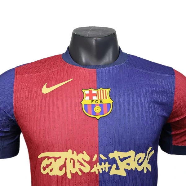 FC Barcelona Camiseta Edición Jugadores 2024 2025 Casa Roja - Camiseta Barcelona | 7camisetas