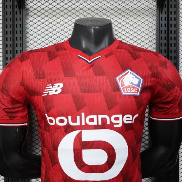 Lille OSC Camiseta Edición Jugadores 2025 2026 Casa Roja | 7camisetas